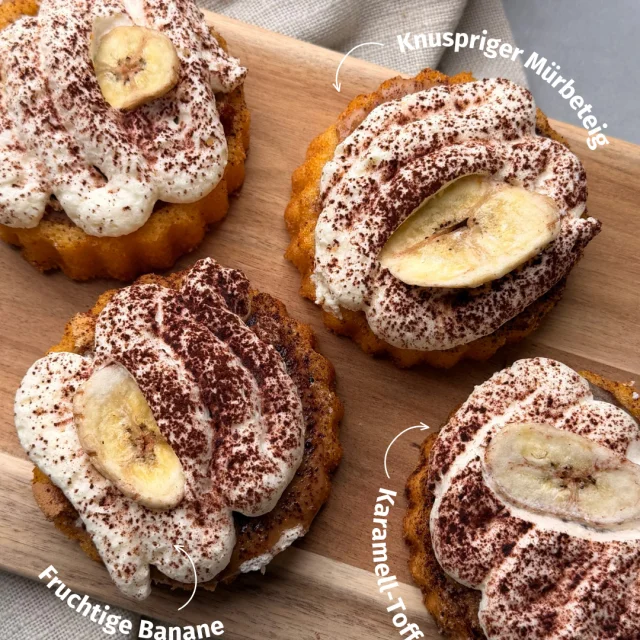 Nun kommt der Trend auch in unsere Filialen: unser Banoffee Pie. 